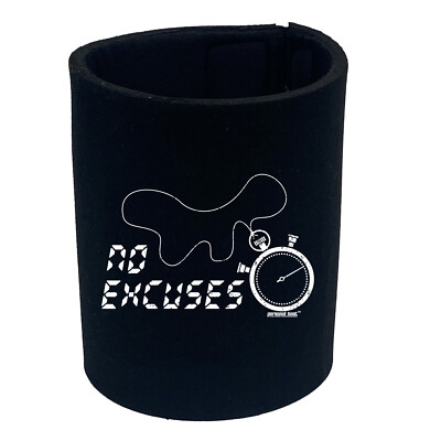 No Excuses Stopwatch Running - Funny Novelty Stubby Holder | eBay Australia