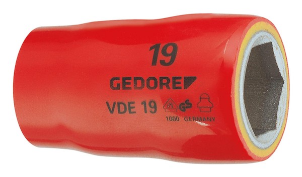 "Gedore SteckschlüSsel Einsatz 1/2\"VDE GrößE 30 X 59 Mm 6-Kant - 6123750"-image