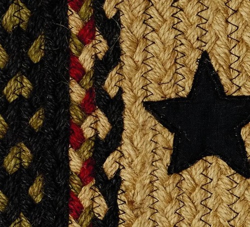Tartan Star Braided Area Rug By IHF Rugs. Oval & Rectangle. Many Sizes. - Picture 21 of 31
