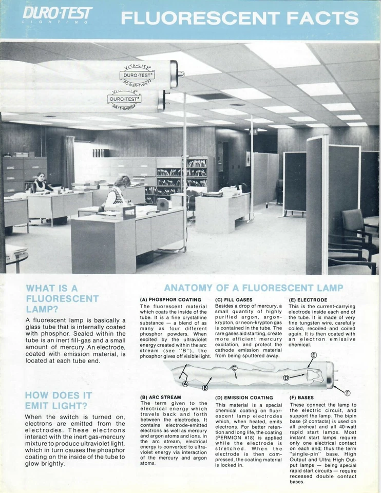 2 NEW LONG LIFE Cool White fluorescent F20T12/CW Duro-Test 20w light bulb 24" - Image 2 of 3