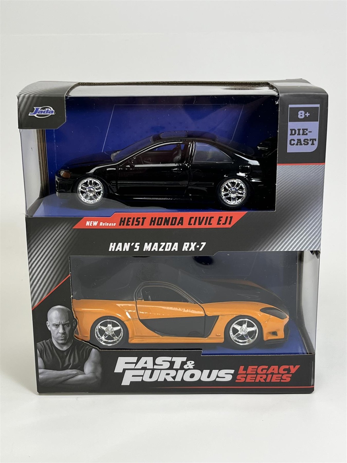 Fast And Furious Set Doppio Heist Honda E Hans Mazda 1:32 253202011