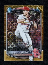 2025 Bowman Draft Chrome Mega Box Gold Mojo Refractor 20/50 Liam Doyle 19q5