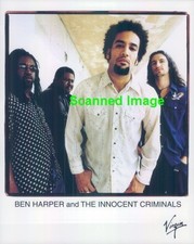 Press Photo: BEN HARPER & THE INNOCENT CRIMINALS 8x10 Color