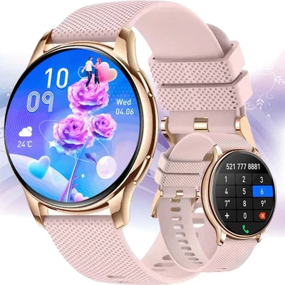 MARKENLOS Xiaomi Android Smartwatch Damen Bluetooth Anruf Blutdruck Herzfrequenz Gift
