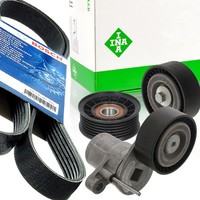Bosch 6PK1496 Keilrippenriemen-Satz + Spanner FüR Ford Fiesta