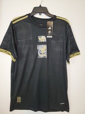Adidas Aeroready Mexico Soccer 2025 Gold Cup Black Jersey Men's Size M
