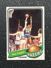 EX-MT+ Centered 79 Topps Basketball Card #31 Alex English Rookie Indiana Pacers