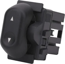 Power Window Switch Button Front Rear Passenger Side Compatible with Black 