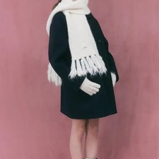  New Embrooks Scarf  Gloves Set Ivory Unisex New