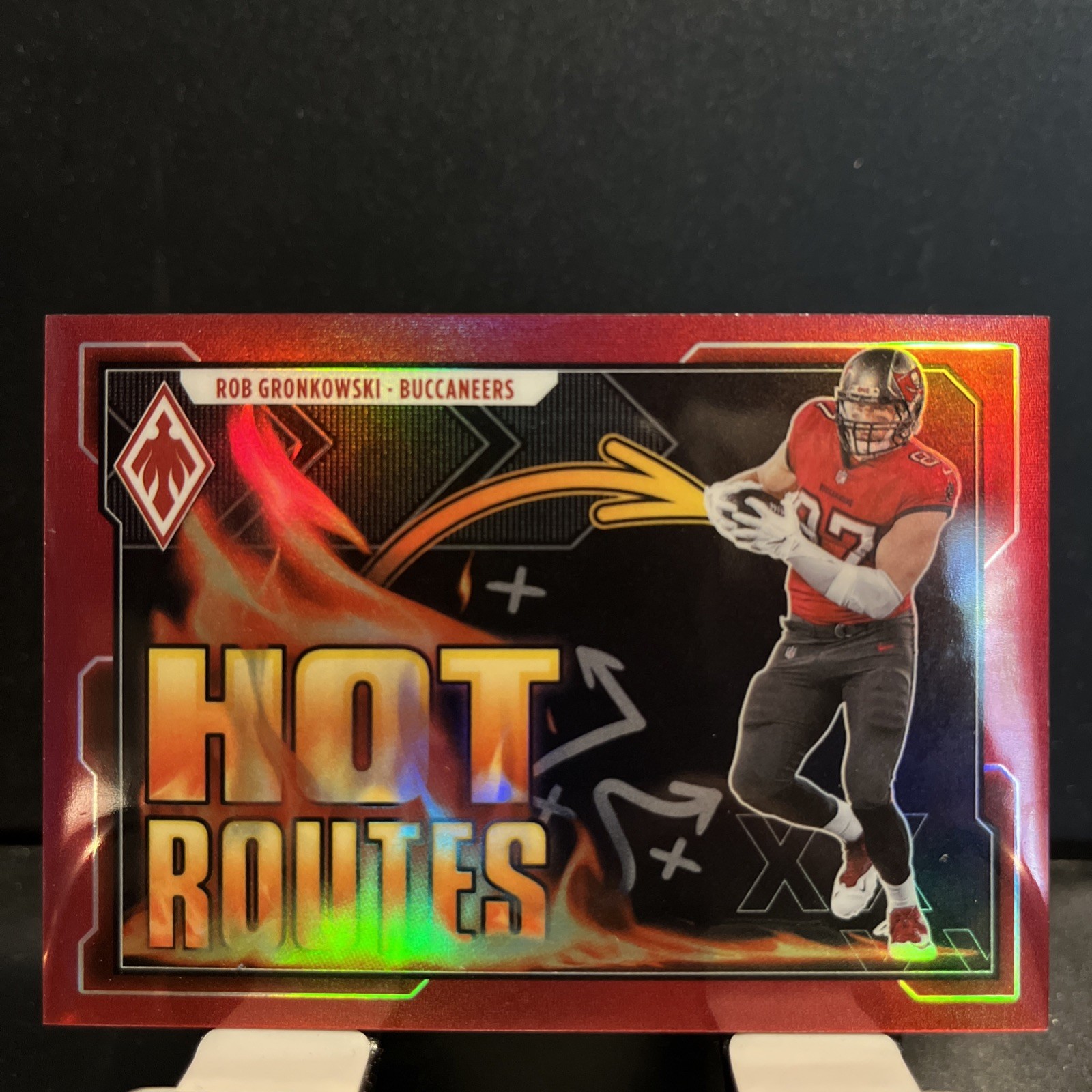 2021 Panini Phoenix - Hot Routes Rob Gronkowski #HR-30 Red /199