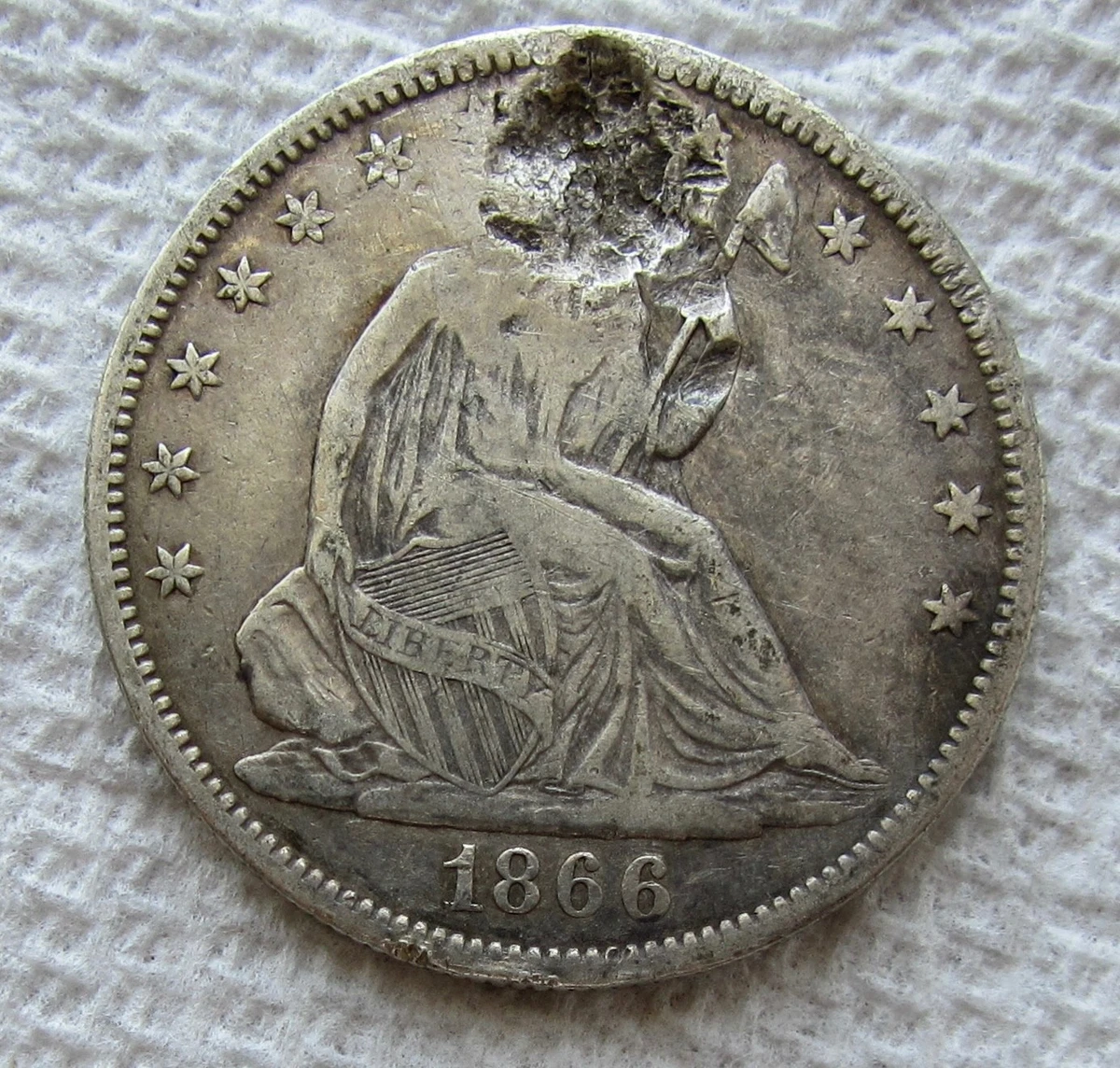 1866 Year Seated Liberty Half Dollars (1839-1891) for sale | eBay