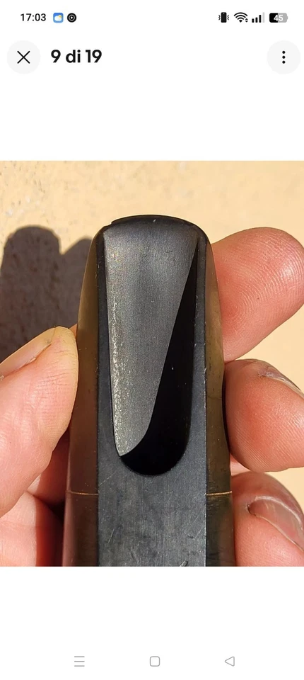 RARE Selmer Soloist C* long scroll shank TENOR SAXOPHONE MOUTHPIECE,'60/BOCCHINO Foto 4 de 4