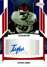 2024 SAGE TYLER GUYTON Red Autograph #A-TG2 Rookie Auto RC Cowboys