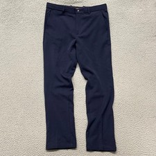 Quince Pants Ultra Stretch 24/7 Smart Chino Mens 32x30 Navy Blue Preppy Classic