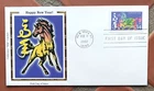 CHINESE NEW LUNAR YEAR OF THE HORSE 2002 COLORANO SILK CACHET FDC UNADDR
