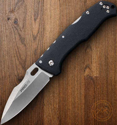 Cold Steel Pro Lite Sport Folding Knife 3.5'' 1.4116 Steel Blade Black GFN Handle