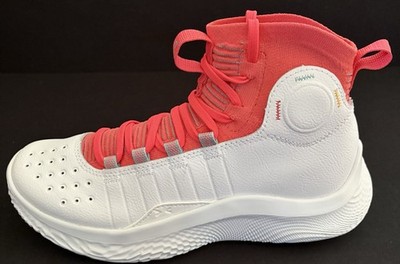 Under Armour Curry 4 FloTro White Red Stephen Curry Sneaker Men Sz