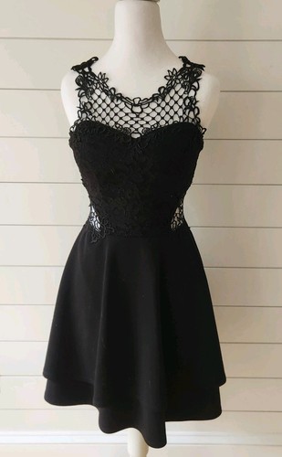 City Studios Juniors Black Dress Size 3