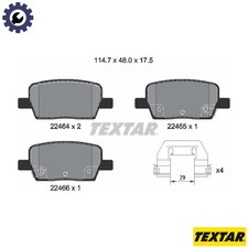 BRAKE PAD SET DISC BRAKE 2246401 FOR CHEVROLET CADILLAC BUICK 2.0L 4cyl BLAZER