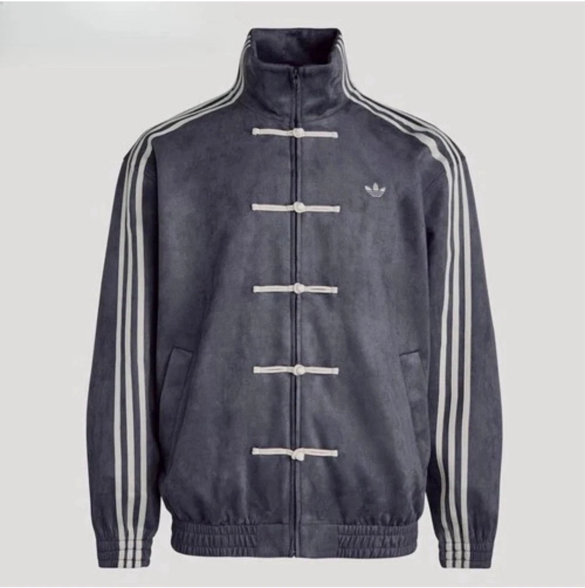 adidas Originals 灰色运动服夹克男士| eBay