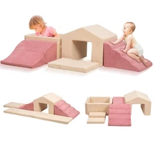 Foam Climbing Toys for Toddlers, 6PCS Climb and Crawl Activity Playset, 5 in ...