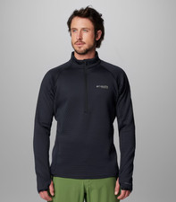 Columbia Men's Crystal Leaf Omni-Heat Helix Half Zip Pullover, No Import Fees US