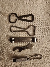 Lot of 5 Vintage Coca-Cola Bottle Openers