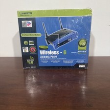 Linksys Wireless-G Wi-Fi Access Point WAP54G 2.4GHz 802.11g 54Mbps NEW SEALED