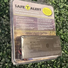 Safe T Alert - Dual LP/CO Alarm - Flush Mount Black - 35-742-BL New Sealed