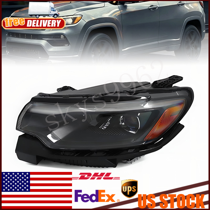 For 2022-2026 Jeep Compass LED Headlight Assembly Left/Driver LH Side 68441587AG