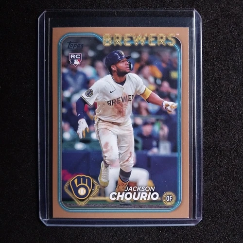 2024 Topps Update Series Baseball #US240 Jackson Chourio RC Gold /2024
