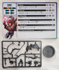 Marvel Crisis Protocol: Gambit model, character card base X-Men Starter Set