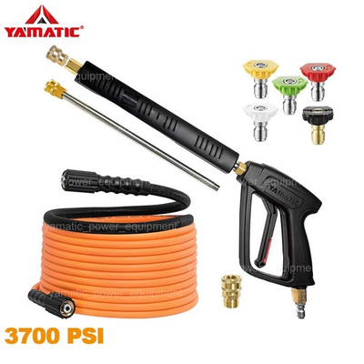 #ad #ad YAMATIC 4000 psi Pressure Washer Gun and 25 ft Flexible Hose 3700 psi $78.83