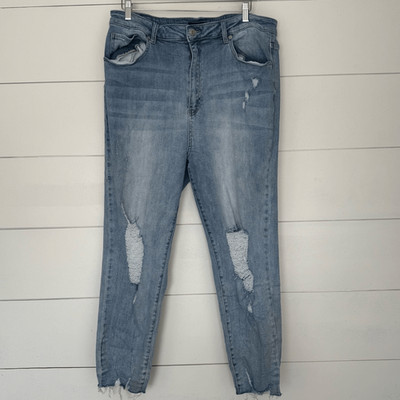 Risen Jeans Women s 3XL Distressed Jeans Plus Size