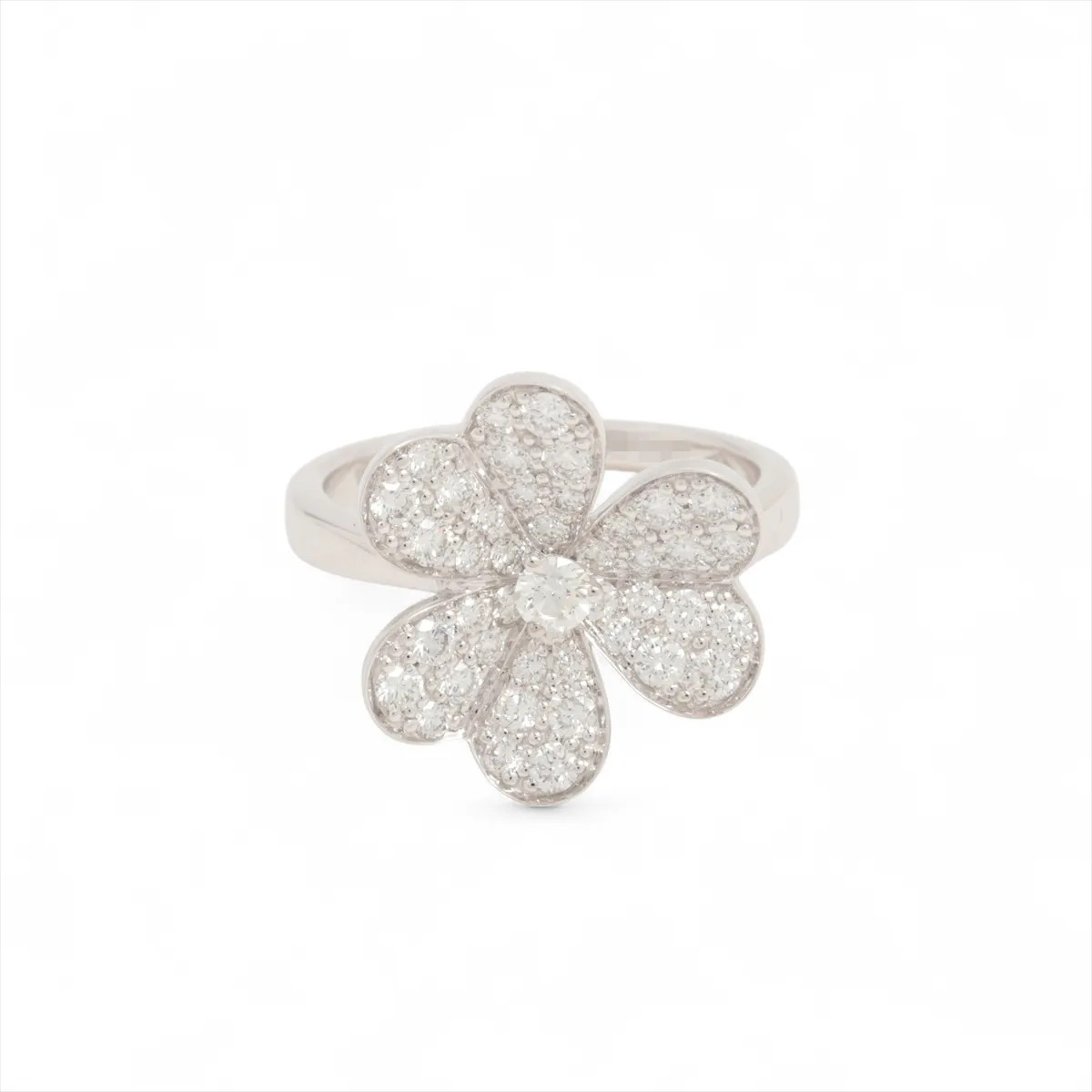 Van Cleef & Arpels Frivole diamond Ring 750(WG) 4.3g 51
