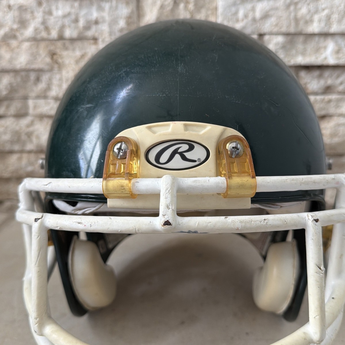 2014 Rawlings Impulse Green White Football Helmet Adult Small 2014 Rawlings Impulse Green White Football Helmet Adult Small