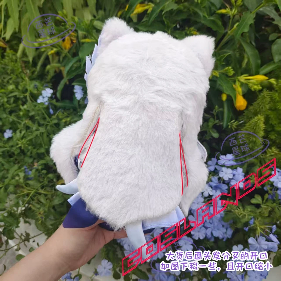 20cm Genshin Impact Skirk Dress up Plush Doll Anime Stuffed Cosplay Toys Gift - Image 2 of 4