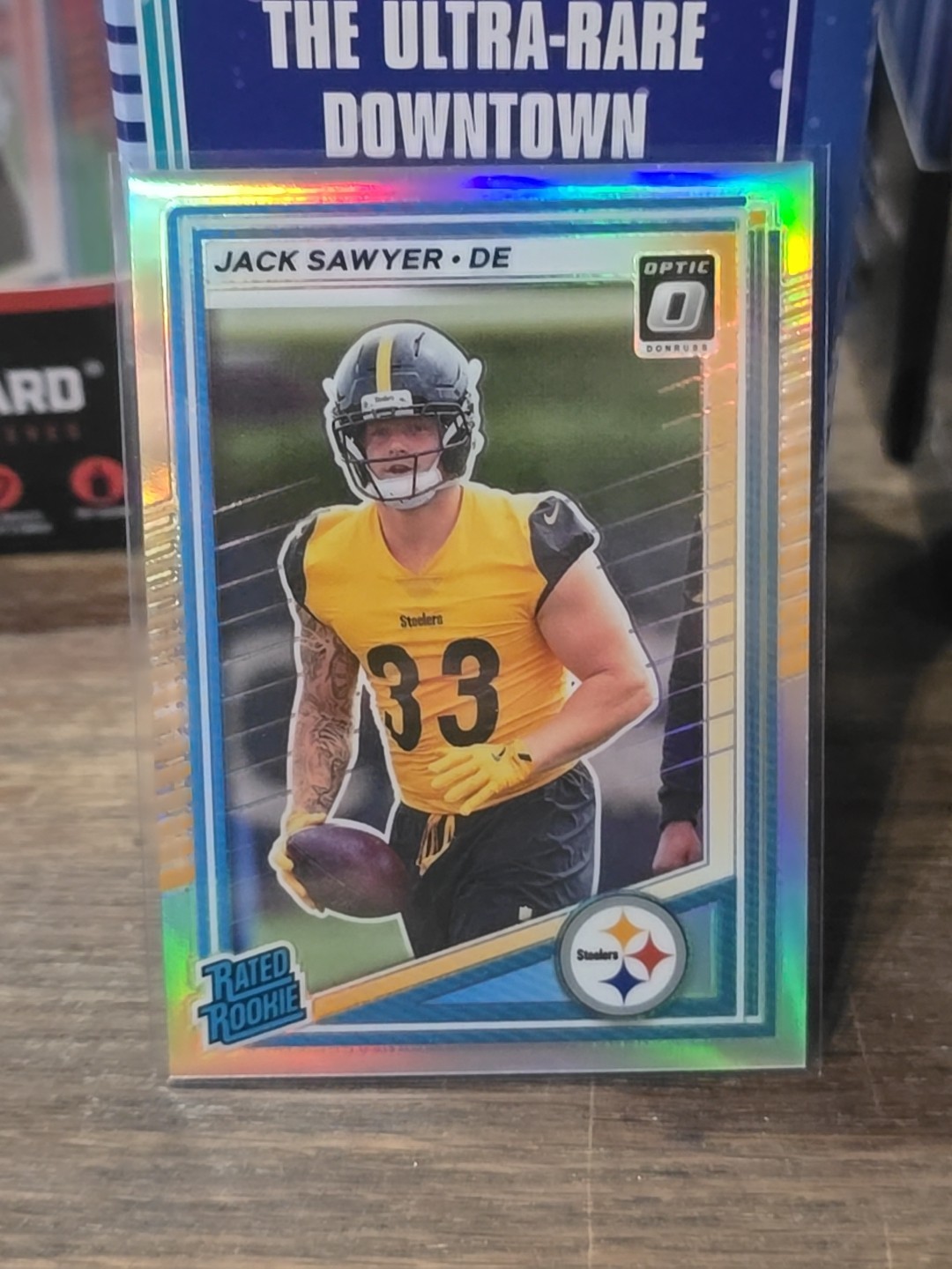 2025 Panini Donruss - Rated Rookie Jack Sawyer #390 Optic Preview Holo Prizm...