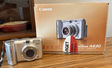 [MINT] Canon PowerShot A630 Silver Digital Camera 8MP 4x Zoom w/OG Box|SD|Papers