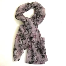 Le Chateau NWOT Women's Floral Scarf Multicolor 100% Polyester