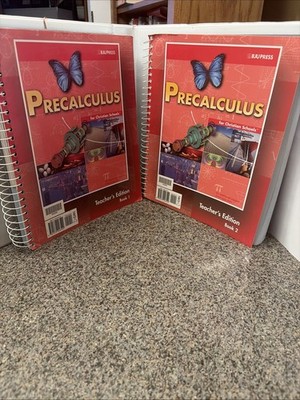 BJU Pre-Calculus Teacher s Ed. 1 & 2 (set of 2)