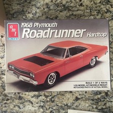 Amtertl 1968 Plymouth Roadrunner Vintage Usa Made Model Kit New Open Box