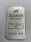 1 oz .999 Silver Asahi Metals Former Engelhard Art Bar Like Similar Round Design