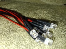 10x 3mm Green LED Pre‑Wired Lights 24V Indicator Bulbs for CB Radio, Dash, Hobby