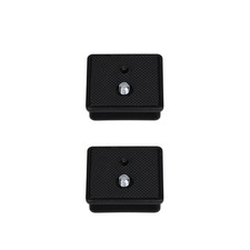 2 Pcs 41mm Tripod Quick Release Plate, Camera Mounting Adapter, Parts for Tri...