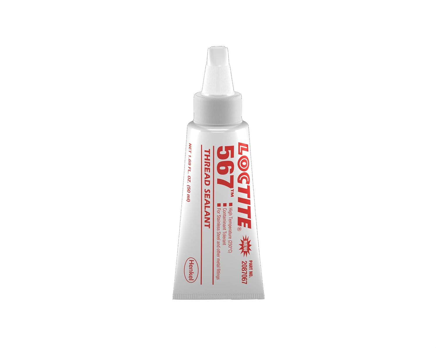 2087067 567 Thread Sealant 50 Ml Tube, White (Pack of 1)