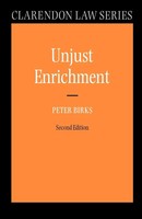 Unjust Enrichment Peter Birks Taschenbuch Kartoniert / Broschiert Englisch 2005
