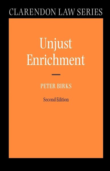Unjust Enrichment Peter Birks Taschenbuch Kartoniert / Broschiert Englisch 2005-image