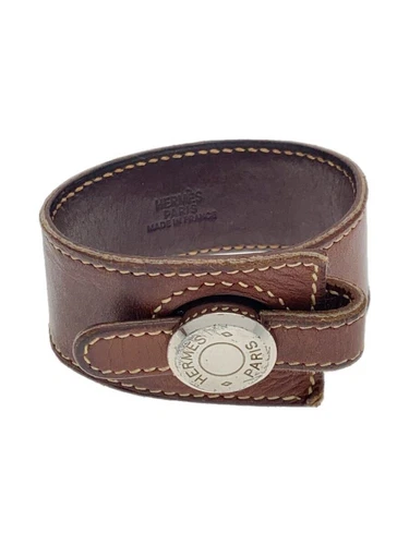 HERMÈS Bracciale donna HERMES Darviserie pelle marrone