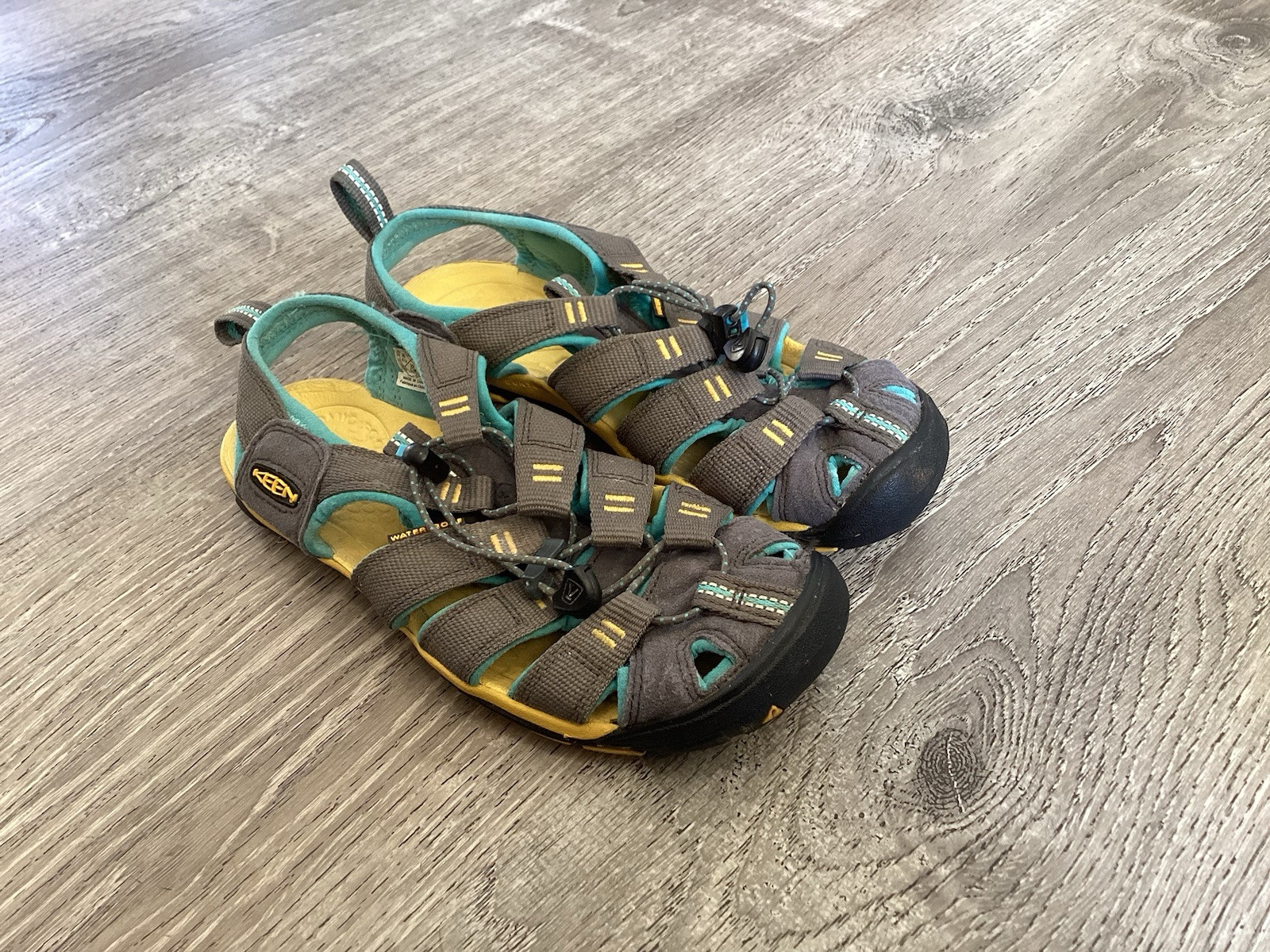 KEEN Sandali donna taglia 5 impermeabili trasparenti antiscivolo grigio blu 010114